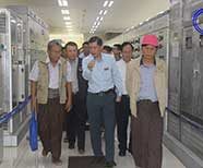 Deputy Minister and official personnel’s tour to Thaukyegat (2) Hydropower plant