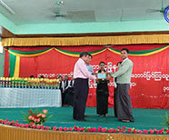Donation for outstanding students in Taungoo Region